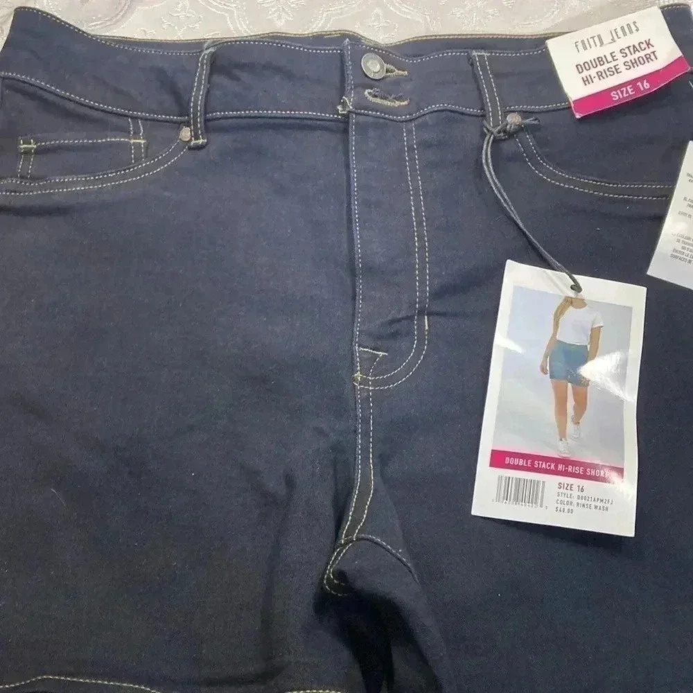 Faith jeans shorts size 16 - Picture 6 of 16